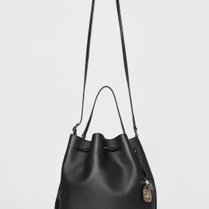 ALO Balance Bucket - Black Leather
