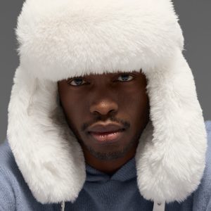 Faux Fur Starstruck Hat - Ivory