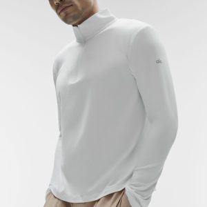 Conquer 1/4 Zip Reform Long Sleeve - White
