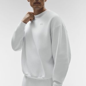 Accolade Crew Neck Pullover - White