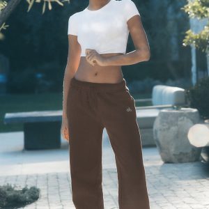 Accolade Straight Leg Sweatpant - Espresso
