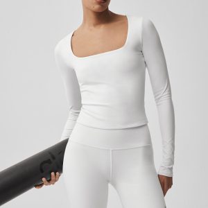 ALO Softsculpt Precision Long Sleeve - White
