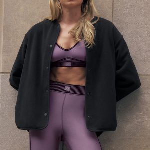 Polar Fleece Take Note Jacket - Black