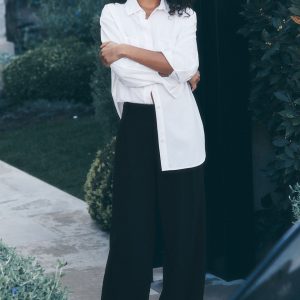 High-Waist Dreamscape Trouser (Regular) - Black