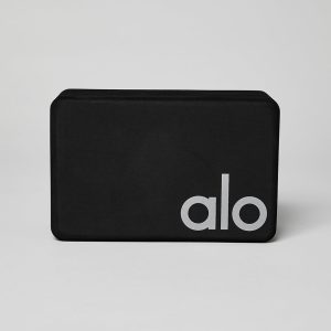 Uplifting Yoga Block - Black/Silver