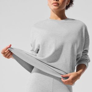 Chill Crew Neck Pullover - Athletic Heather Grey