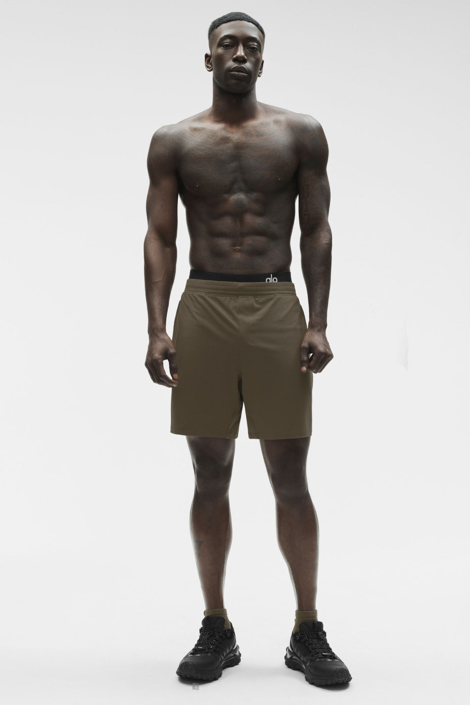 7" Conquer React Performance Short - Olive Tree - Image 5