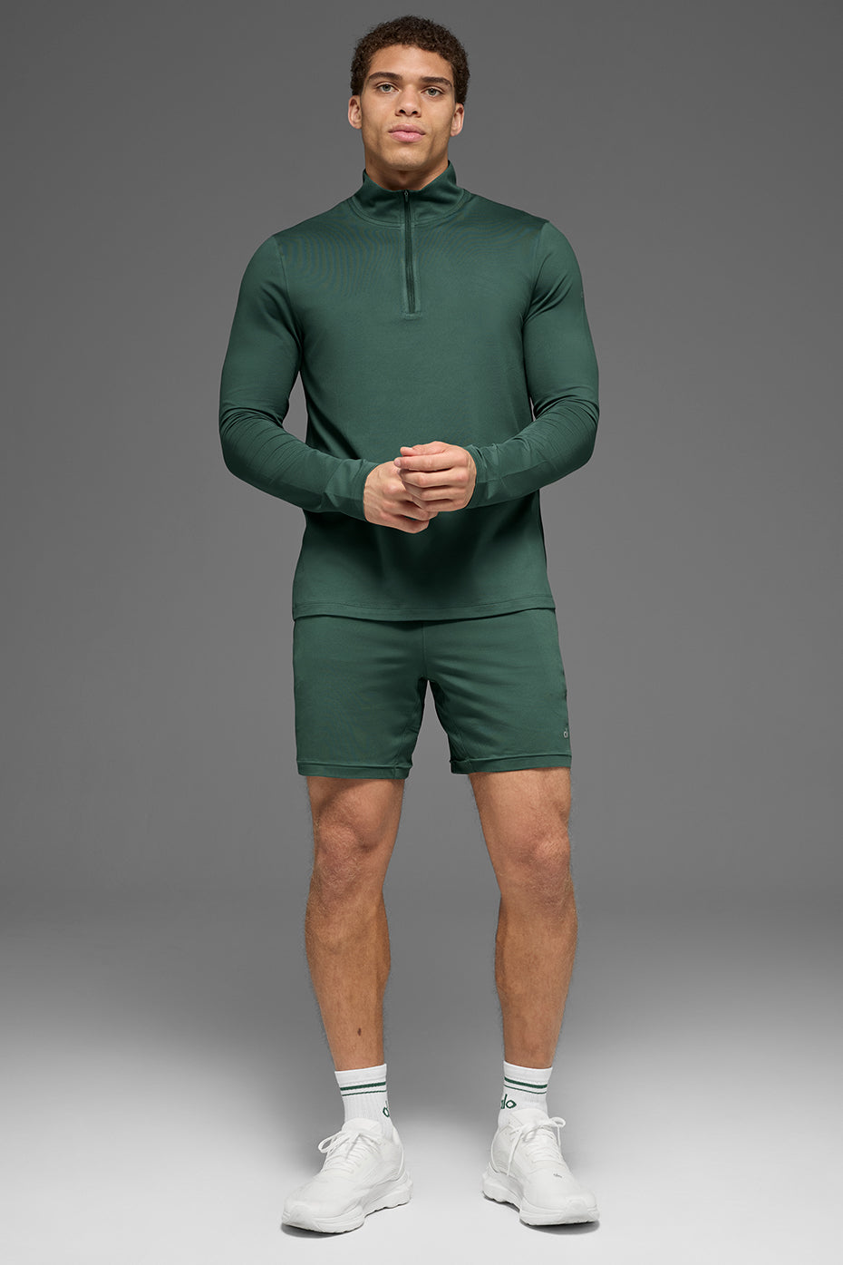 7" Conquer React Performance Short - Clover Green - Image 5