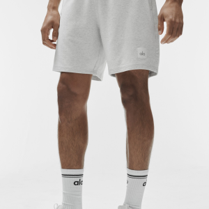 7" Double Take Short - White Heather