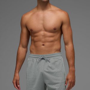 7" Key Mesh Basketball Short - Lunar Grey