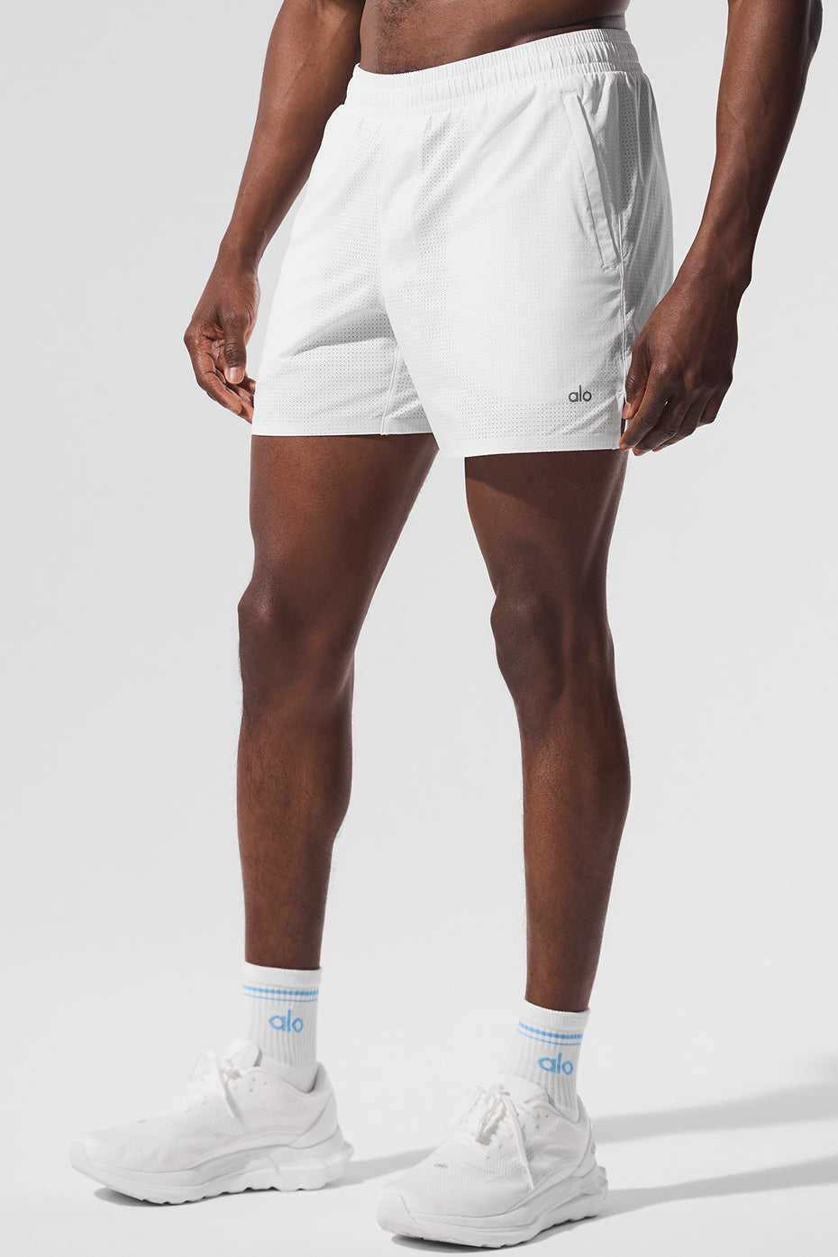 5" Traction Running Short - White - Image 6