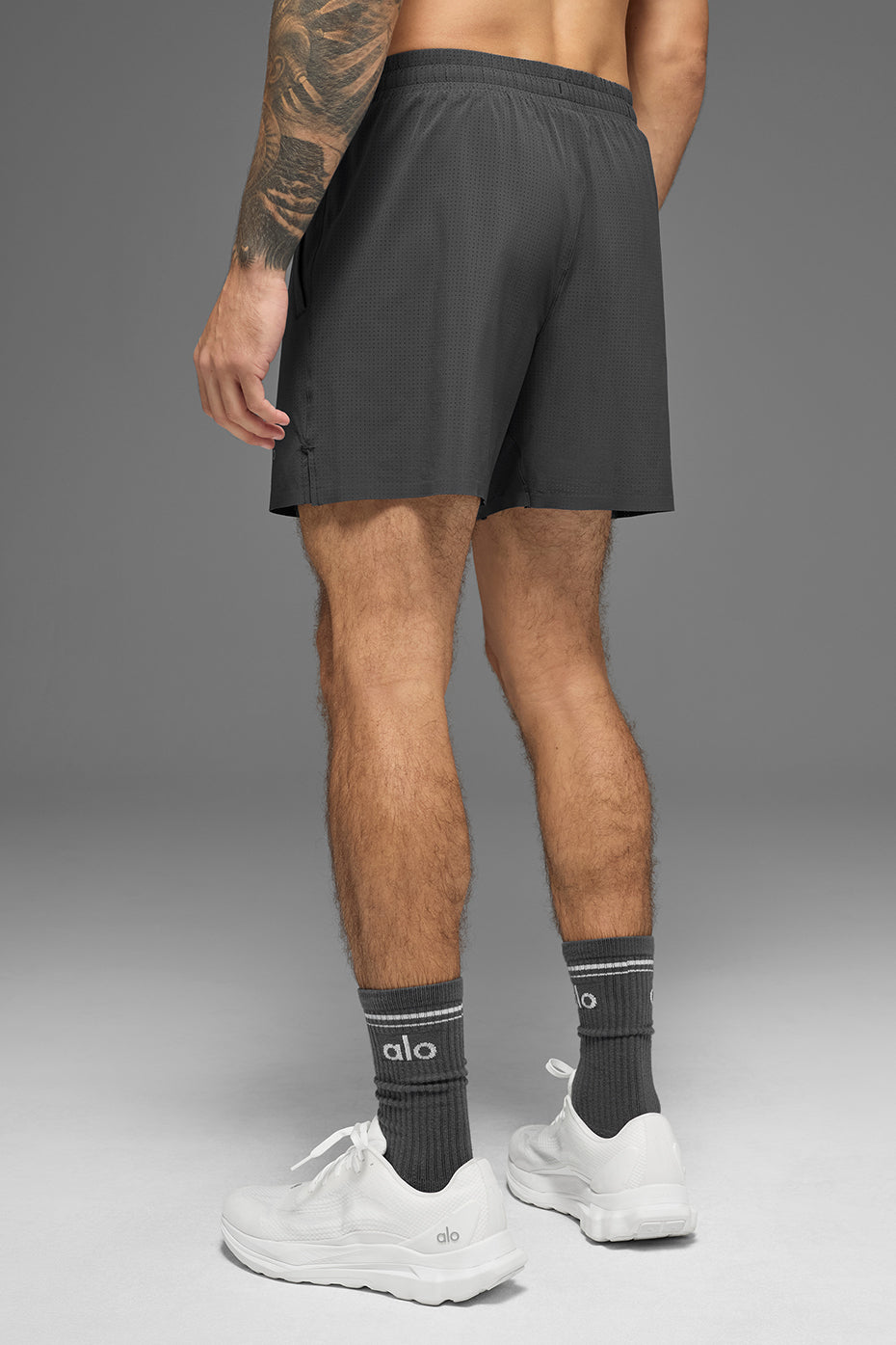5" Traction Running Short - Anthracite - Image 4