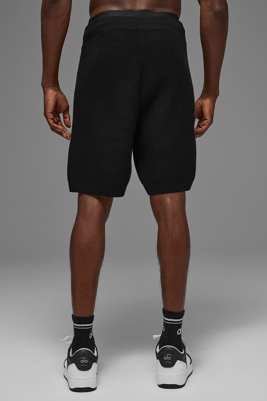 7" Sports Club Sweater Knit Short - Black - Image 3