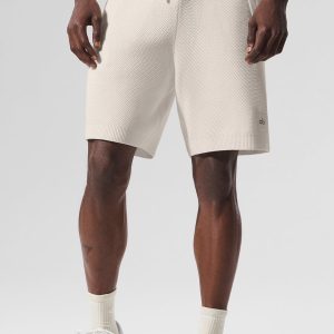 7" Sports Club Sweater Knit Short - Ivory