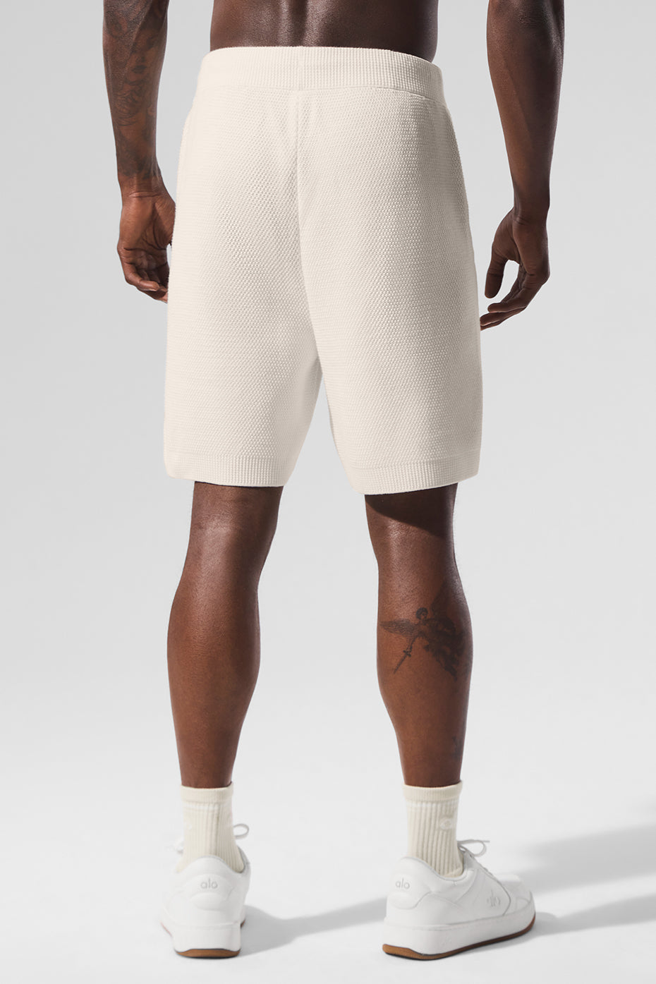 7" Sports Club Sweater Knit Short - Ivory - Image 4