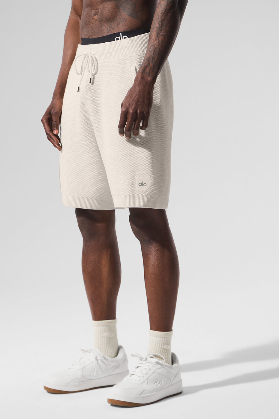 7" Sports Club Sweater Knit Short - Ivory - Image 5