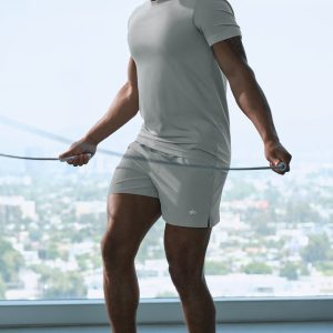 5" Traction Running Short - Lunar Grey