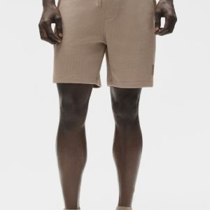 7" Waffle Lounge Short - Gravel