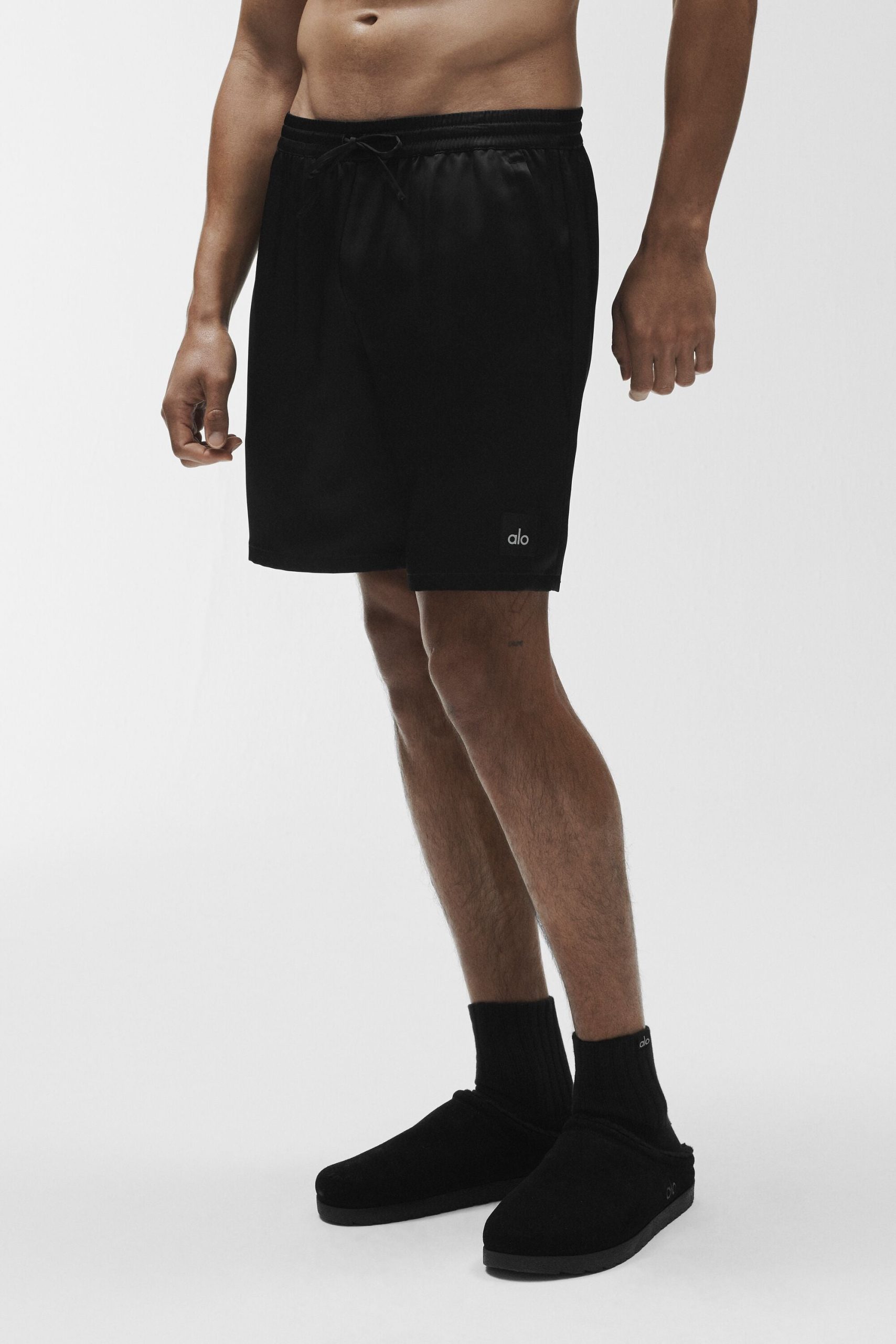 7" Satin Horizon Short - Black - Image 3