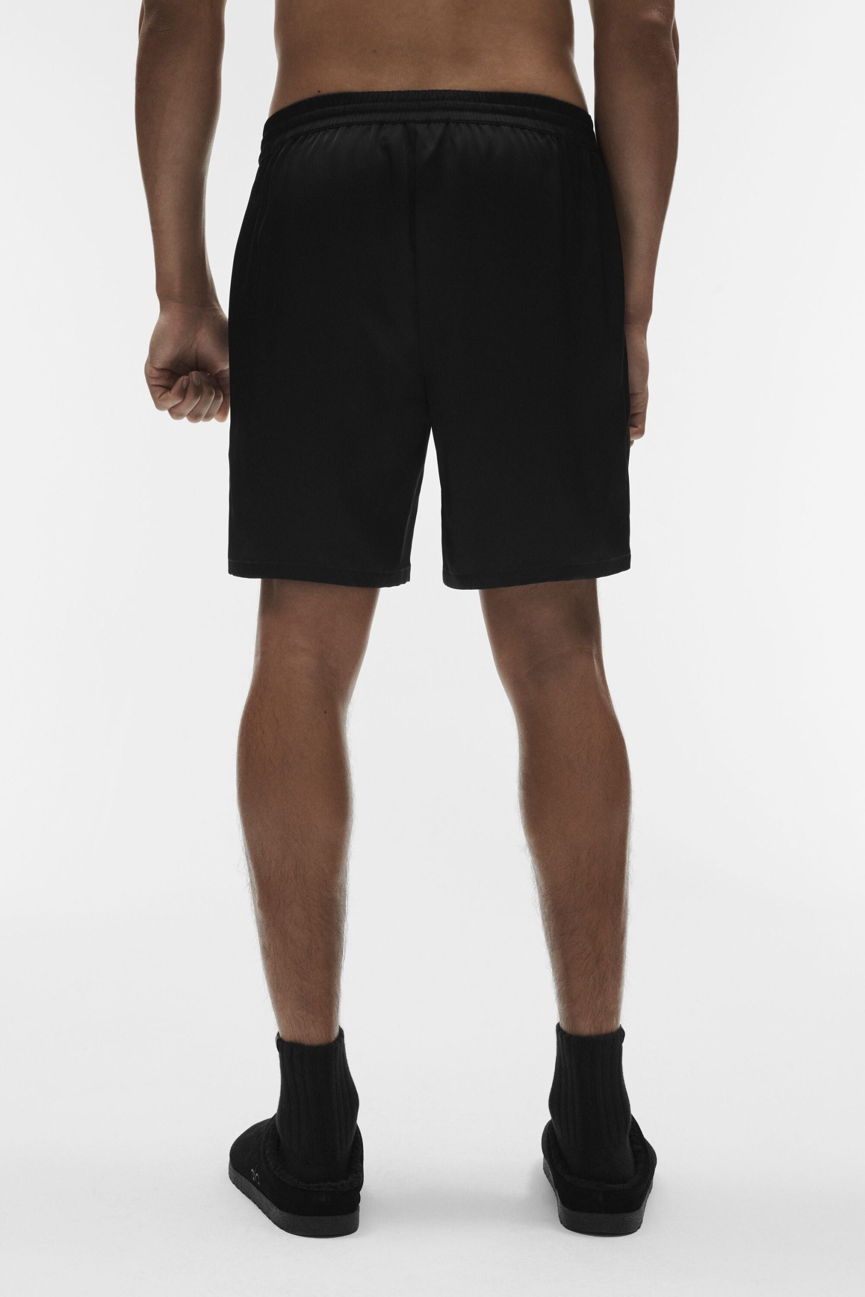 7" Satin Horizon Short - Black - Image 4