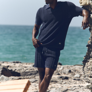 7" Coastline Knit Short - Navy