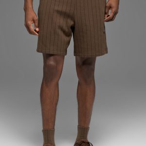 7" Pinstripe Short - Espresso Pinstripe