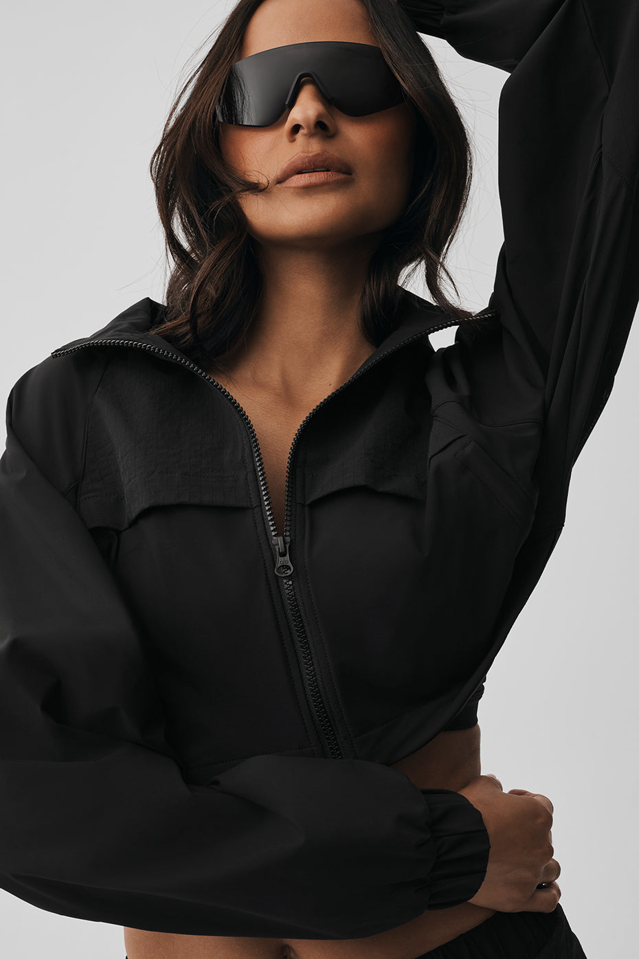 Cropped Playmaker Jacket - Black - Image 4