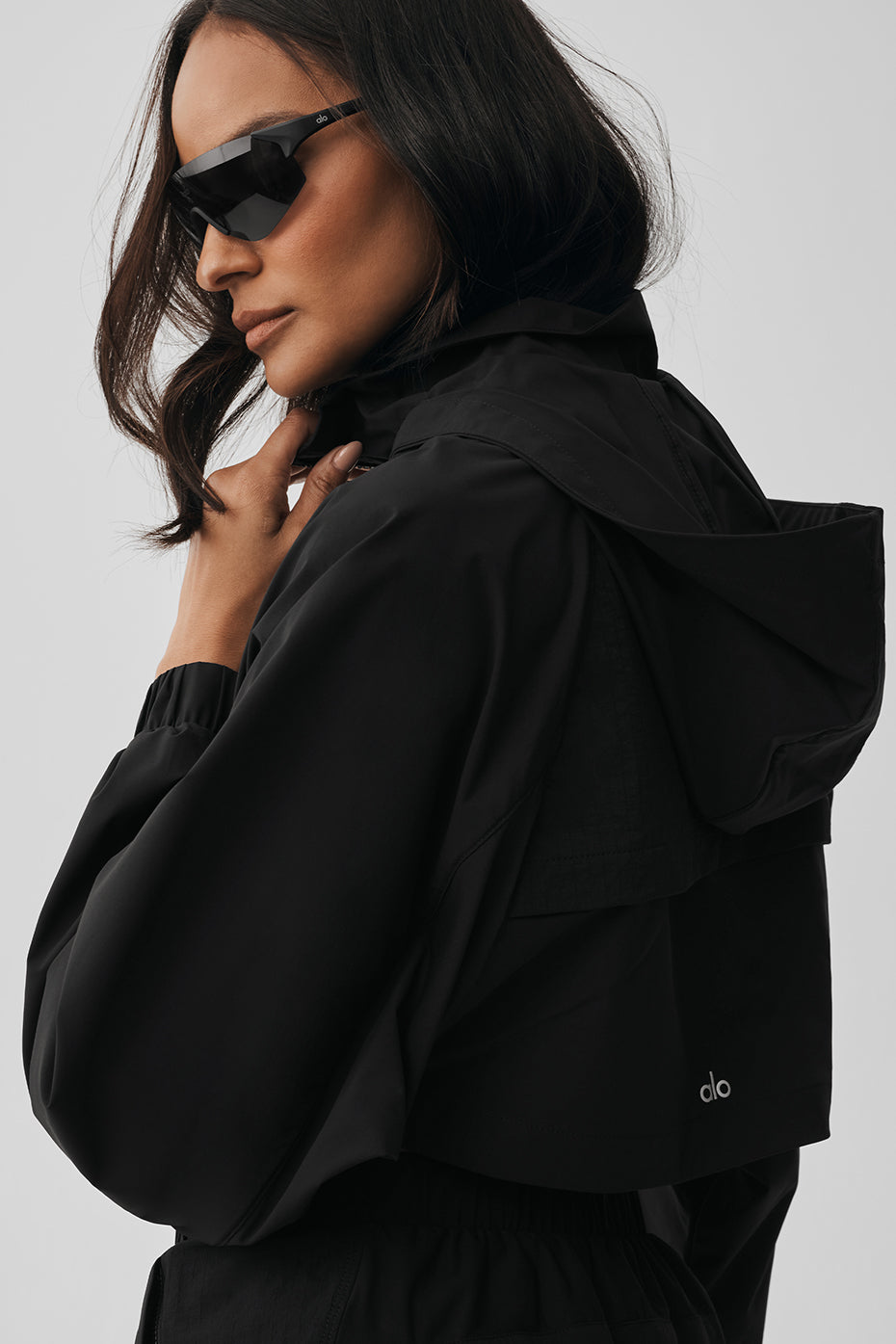 Cropped Playmaker Jacket - Black - Image 5